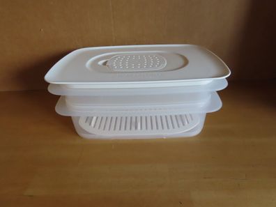 Aufbewahrungsdose Vorratsgefäß klar Cool n Fresh 1,5L + 700ml Tupperware 4Teile