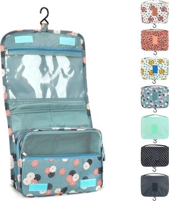 4PCS Kulturbeutel zum Aufhängen Kulturtasche Frauen Damen Waschtasche Uni Kosmetiktas