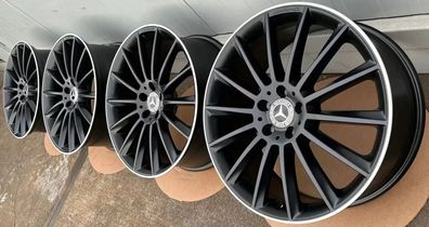 Orig Mercedes C Klasse W205 S205 19 Zoll AMG Alufelgen A2054011300 A2054011400 MATT