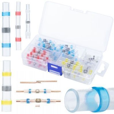 Rosfix Schrumpfschlauch Set mit Zinn 100 Stk – 0,25–6 mm | 80–105°C