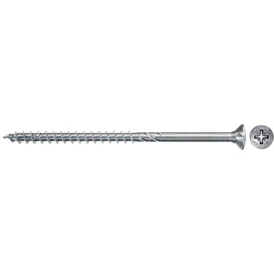 Spanplattenschraube Power-Fast II 6,0x40 Senkkopf (50 Stück, Teilgewinde, verzinkt)