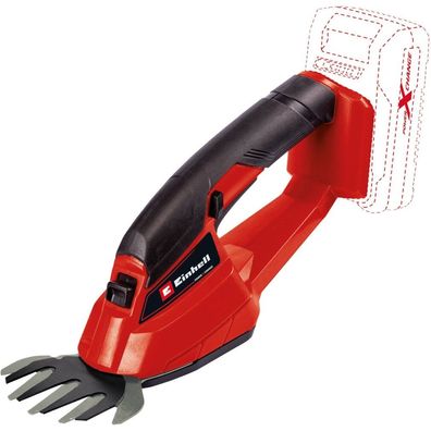 Akku-Grasschere GE-CG 18/1 Li-Solo, 18Volt (rot/schwarz, ohne Akku und Ladegerät)