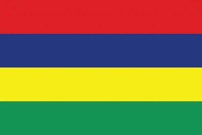 Mauritius Flagge Aufkleber Sticker Fahne selbstklebend 5-60cm breit ES-FL-MUR