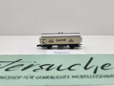 Märklin Z DC 81562 Kühlwagen "Ganter" Ichqrs377 aus Set / Privat - DB
