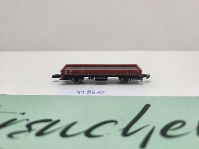 Märklin Z DC 8610 Niederbordwagen Klms 440 / dunklere Ladefläche/ DB