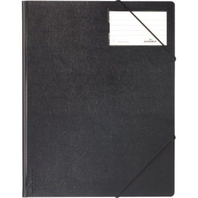 Durable Eckspanner A4 232001 Kunststoff DIN A4 PVC schwarz