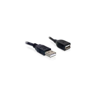 DELOCK USB Verl. A -> A St/Bu 0.15m sw