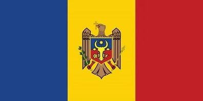 Moldavien Flagge Aufkleber Sticker Fahne selbstklebend 5-60cm breit ES-FL-MOL