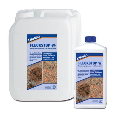 Lithofin Fleckstop W Wasser - Lieferform: 1 Liter Flasche