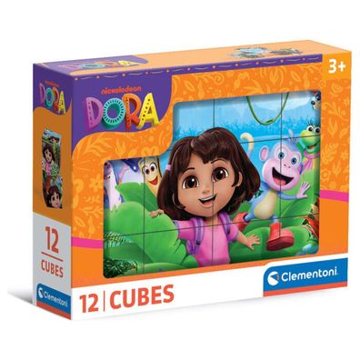 Würfelpuzzle Dora the Explorer , 12-teilig