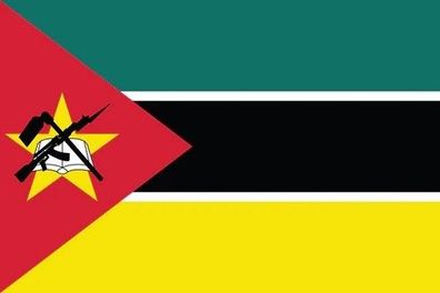 Mosambik Flagge Aufkleber Sticker Fahne selbstklebend 5-60cm breit ES-FL-MSB