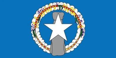 Nördliche MarianenFlagge Aufkleber Sticker Fahne selbstklebend 5-60cm breit ES-FL-NOE