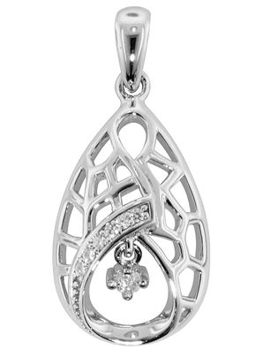 trendor Schmuck Silber Zirkonia Anhänger 69944