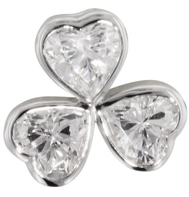 trendor Schmuck Silber Anhänger Damen Kleeblatt 69906