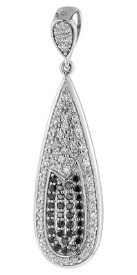 trendor Schmuck Silber Zirkonia Anhänger 69913