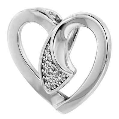 trendor Schmuck Silber Anhänger Herz 80234