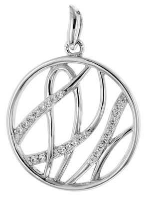 trendor Schmuck Silber Zirkonia Anhänger 80760