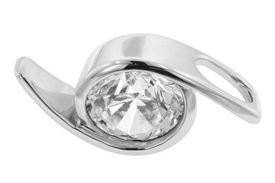 trendor Schmuck Silber Anhänger mit großem Zirkonia 81224