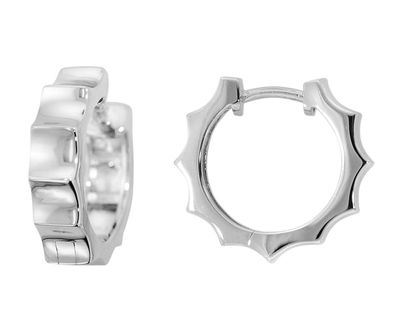 trendor Schmuck Damen-Ohrringe 925 Silber Creolen 80128