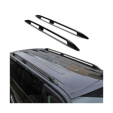 Dachreling Dachträger für VW Transporter T5 2003-2015 L2 Langer Alu Schwarz