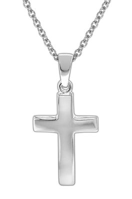 trendor Schmuck Kinder Halskette mit Kreuz 925 Silber 35868