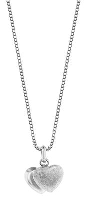trendor Schmuck Silberkette mit Herz-Anhänger 35905