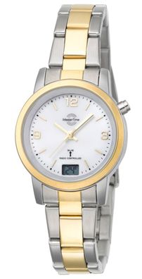 Master Time Damen-Funkuhr Basic Bicolor MTLA-10305-12M