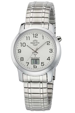 Master Time Damen-Funkuhr mit Zugband MTLA-10307-12M