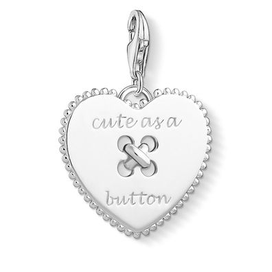 Thomas Sabo Schmuck Charm-Anhänger Herz-Coin 1485-001-21