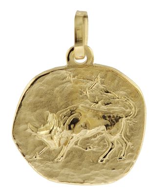 trendor Schmuck Sternzeichen-Anhänger Stier 333 Gold 16 mm 08725-05