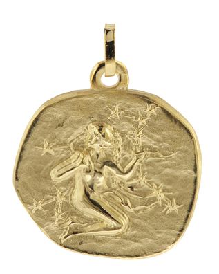 trendor Schmuck Sternzeichen-Anhänger Jungfrau 333 Gold 20 mm 08982-09