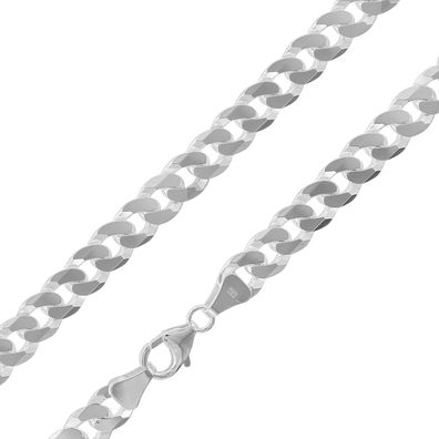 trendor Schmuck Herren-Halskette Silber 925 Panzerkette Breite 7,8 mm 75232