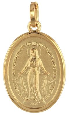 trendor Schmuck Milagrosa Anhänger Gold 750 (18 Karat) 18 mm 75311