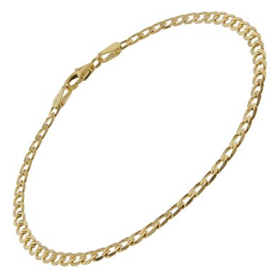 trendor Schmuck Panzer-Armband für Damen Gold 333 (8 Karat) 19 cm 75652