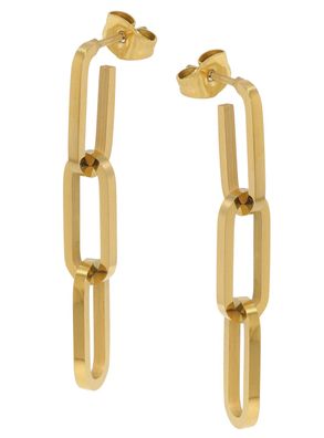 trendor Schmuck Damen Ohrringe Gold auf Edelstahl 75897