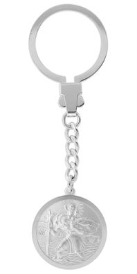 trendor Schmuck Schlüsselanhänger Christophorus Silber 925 39035