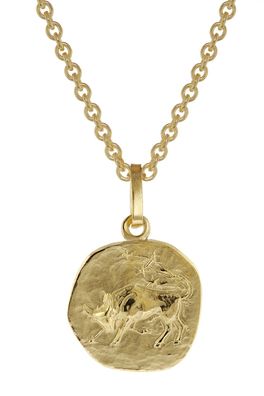 trendor Schmuck Sternzeichen für Kinder Stier Gold 333 Anhänger + Halskette 75905-05