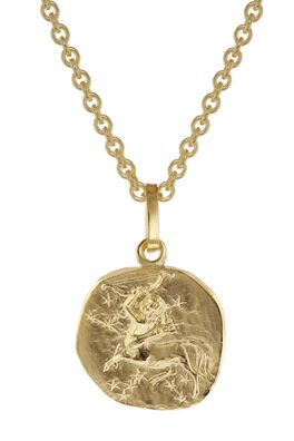 trendor Schmuck Sternzeichen für Kinder Schütze Gold 333 Anhänger + Halskette 75905