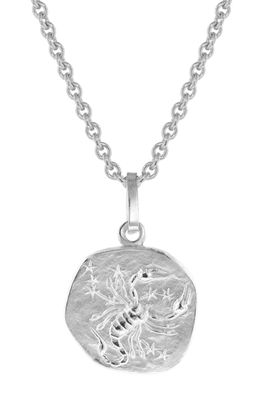 trendor Schmuck Kinder Sternzeichen Skorpion Weißgold 333 Anhänger + Kette 75920-11