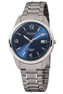 Regent Herren-Armbanduhr Titan Ø 36 mm F-433