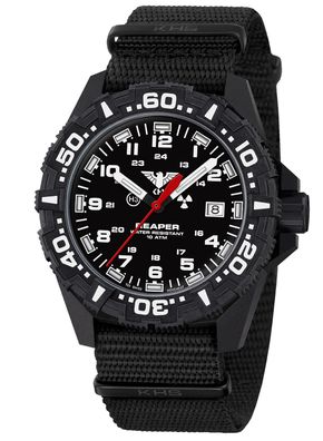 KHS Herrenuhr mit Textilband Reaper MKII RE2F. NB