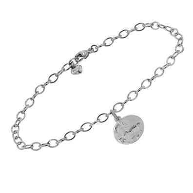 trendor Schmuck Kinder-Armband mit Pferde-Anhänger 925 Silber 51111