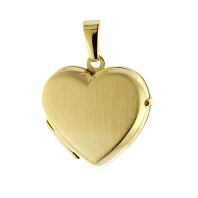 trendor Schmuck Medaillon Herz Anhänger Gold 333 / 8K 51092