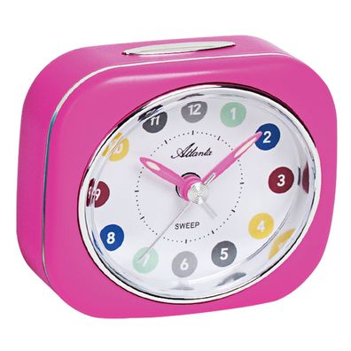 Atlanta Wecker mit Weckwiederholung Pink 1983/17