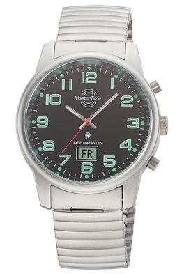 Master Time Herren-Funkuhr mit Zugband MTGA-10763-22Z