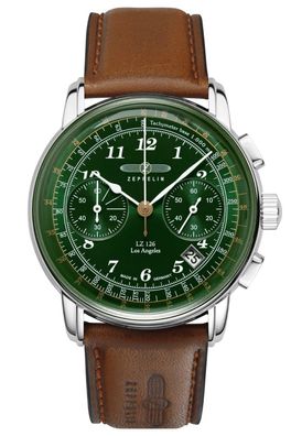 Zeppelin Herrenuhr Chronograph LZ126 Los Angeles 7614-4