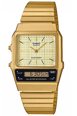 Casio Vintage Edgy Unisex-Uhr Goldfarben AQ-800EG-9AEF