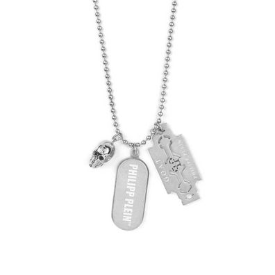 Philipp Plein Schmuck Herrenhalskette Plein Tag PJ0AA02NU