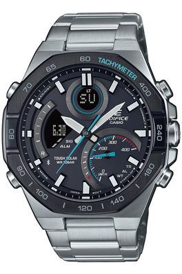 Casio Edifice Herrenuhr Solar Bluetooth Stahl/Schwarz ECB-950DB-1AEF
