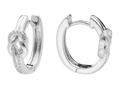 trendor Schmuck Damenohrringe 925 Silber Creolen 15150